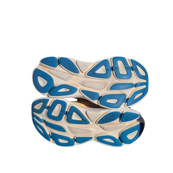 Hoka One One Sneakers Women 9.5 Bondi 8 athletic walk 1127952-ICYC Yellow Purple - Picture 7 of 9